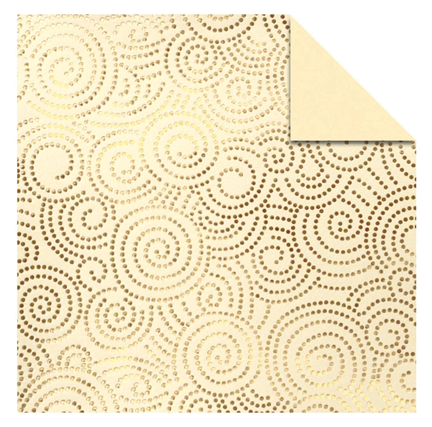 ursus-15996800-faltbl-tter-aurelio-stern-swirl-creme-gold-33-blatt-10x10-cm image 2