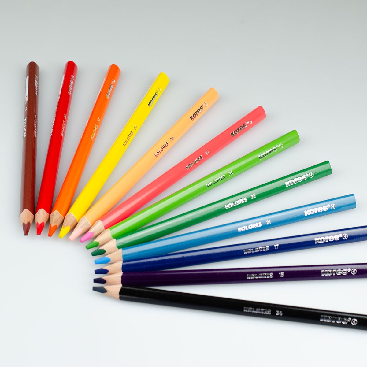kores-kolores-jumbo-12-dicke-farbstifte-dreieckig-mit-5-mm-mine-inkl-spitzer image 6