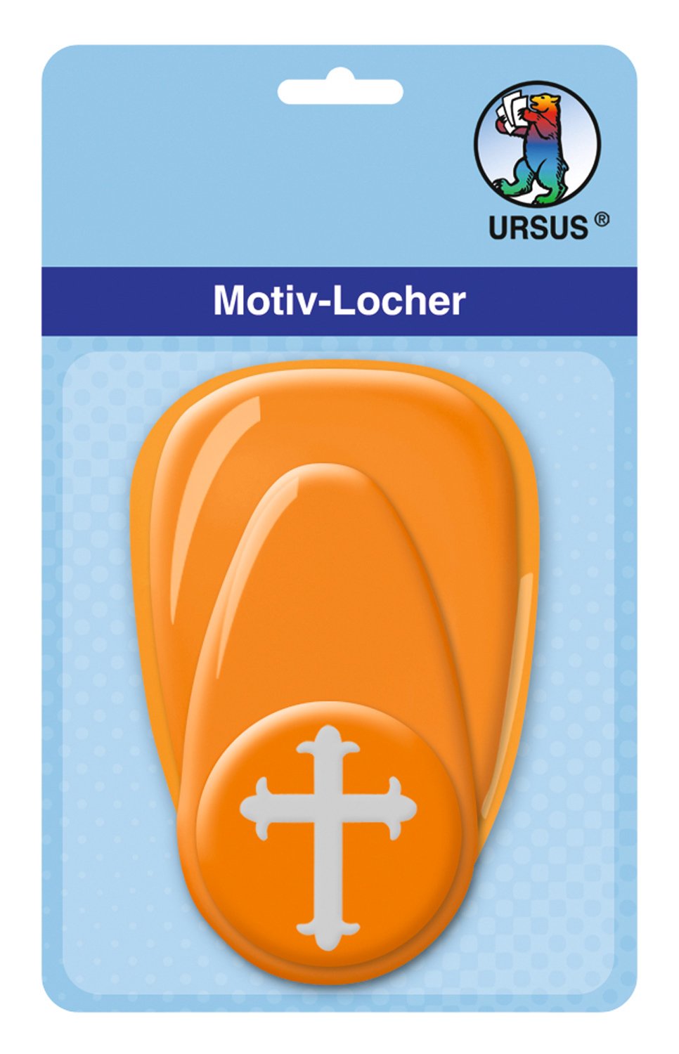 ursus-motivlocher-mit-hebel-mittel-fisch-25-4-mm-stanzer-orange image 3