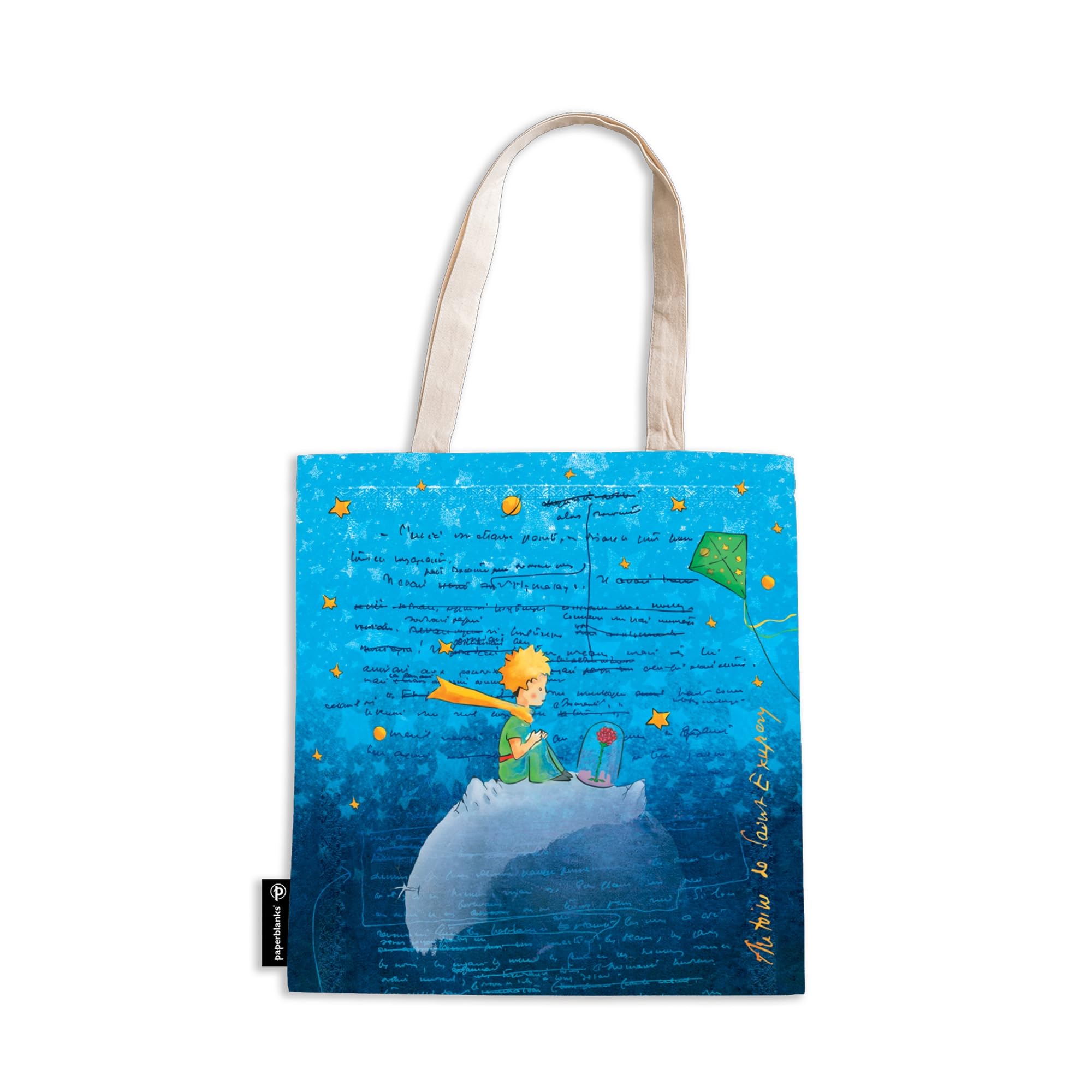 paperblanks-the-little-prince-canvas-bag-embellished-manuscripts image 1