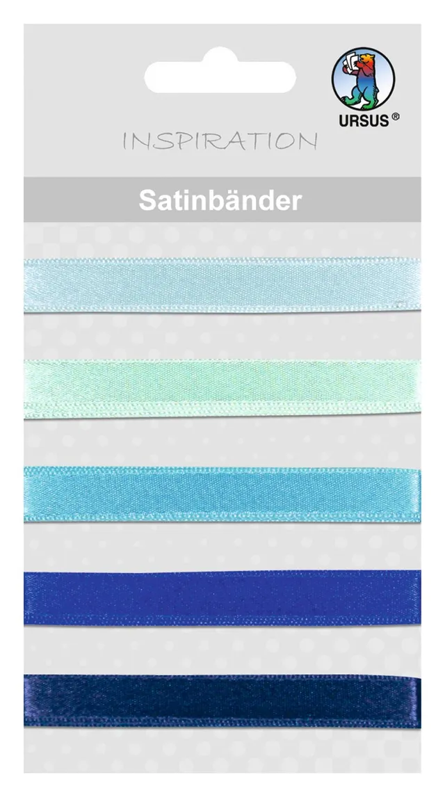 ursus-satin-b-nder-blau-5-farbt-ne-ca-90-cm image 1