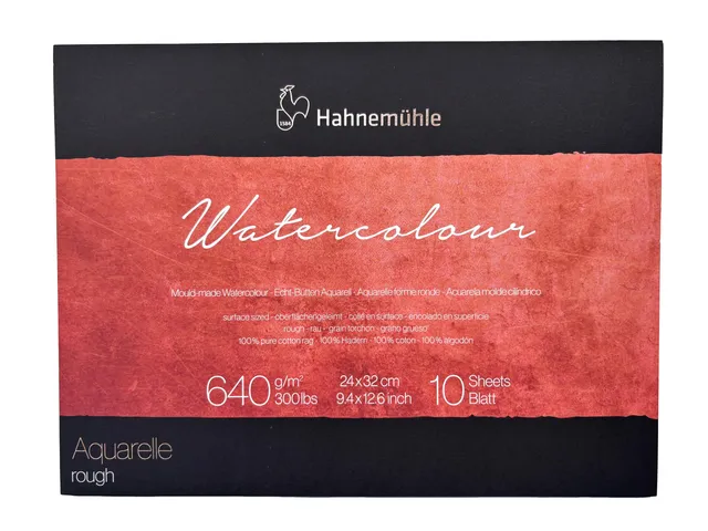 hahnem-hle-the-collection-aquarellblock-grob-640-g-m-24-x-32-cm-10-blatt-baumwol image 1
