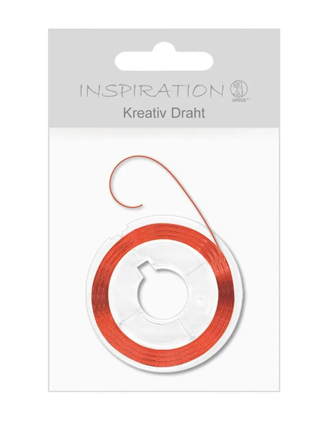 ursus-56550022-kreativ-draht-0-3-mm-x-20-m-kupfer-metallic-rot image 1