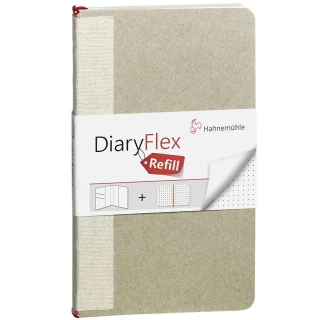 hahnem-hle-diaryflex-refill-gepunktet-18-2x10-4-cm-80-blatt-160-seiten-100-g-m image 1