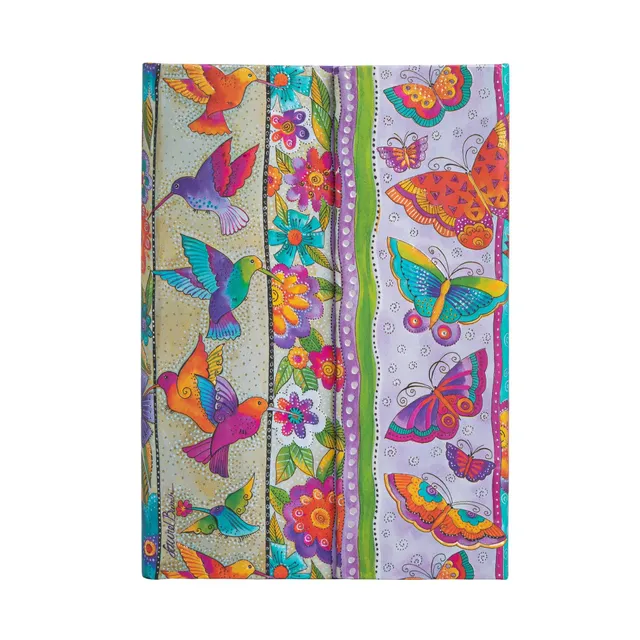 paperblanks-hummingbirds-flutterbyes-mini-journal-liniert-hardcover-playful-crea image 1