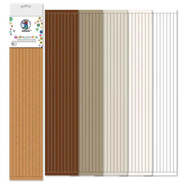 ursus-57520007-quillingstreifen-180-st-ck-10-mm-braun-t-ne-aus-tonzeichenpapier image 1