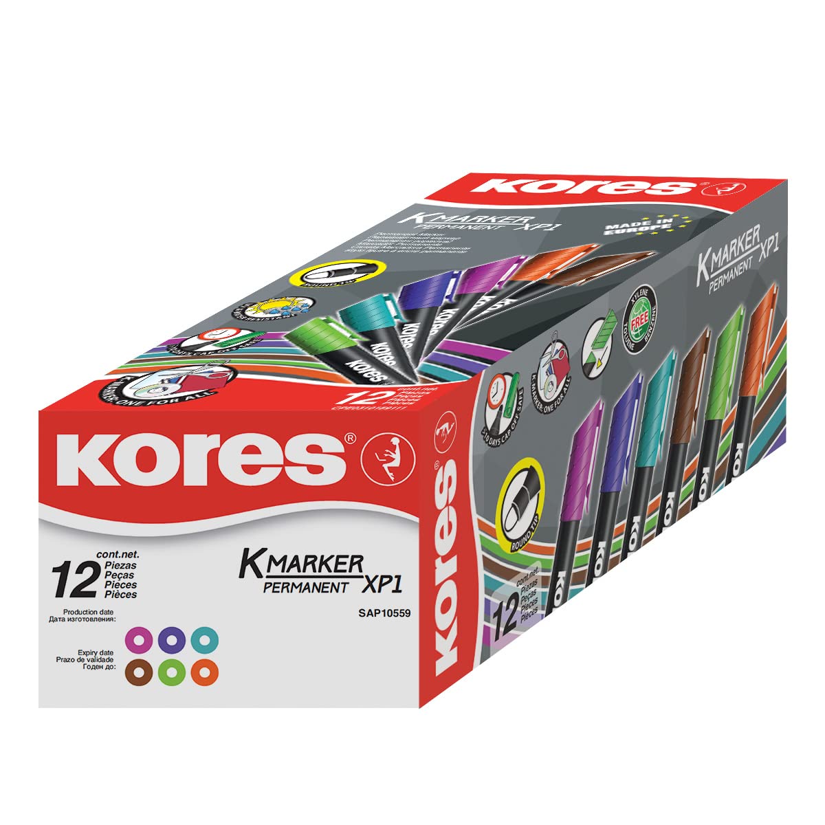 kores-k-marker-xp1-permanentmarker-rundspitze-violett-12-st-ck image 3