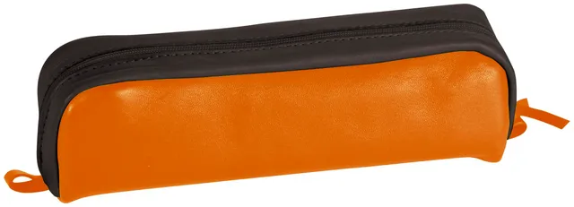 clairefontaine-8398c-schlamperm-ppchen-aus-echtem-lammleder-21-x-4-x-6-cm-orange image 1