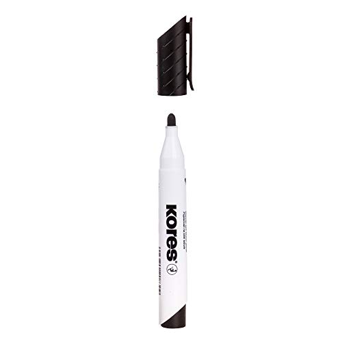 kores-k-marker-xw1-whiteboard-marker-runde-spitze-schwarz-12er-pack image 8