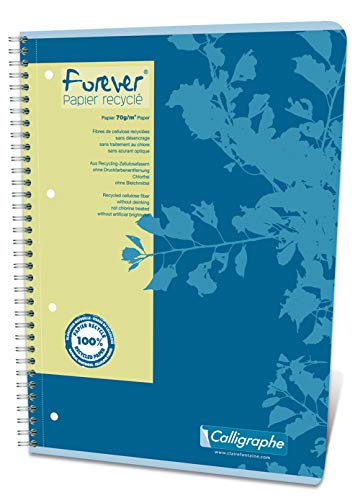 clairefontaine-forever-collegeblock-a4-liniert-80-blatt-blau image 7