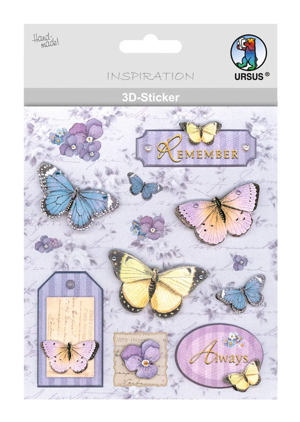 ursus-56420028-3d-sticker-everyday-motiv-28-selbstklebend image 1