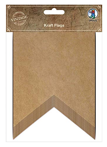 ursus-kraft-flags-banner-kraftpapier-flaggenform-vintage-12-st-ck image 2