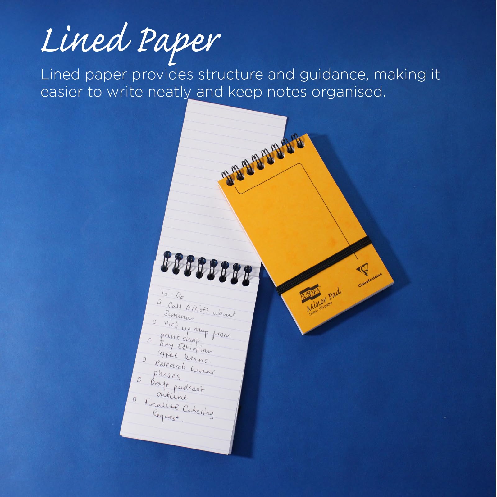 clairefontaine-europa-minor-pad-notizblock-7-6-x-12-cm-liniert-mit-doppelspirale image 3