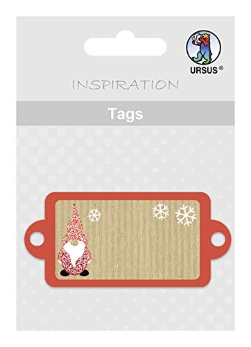 ursus-56710018-geschenkanh-nger-wichtel-quer-8-st-ck-3-45-x-7-5-cm-glitter image 7