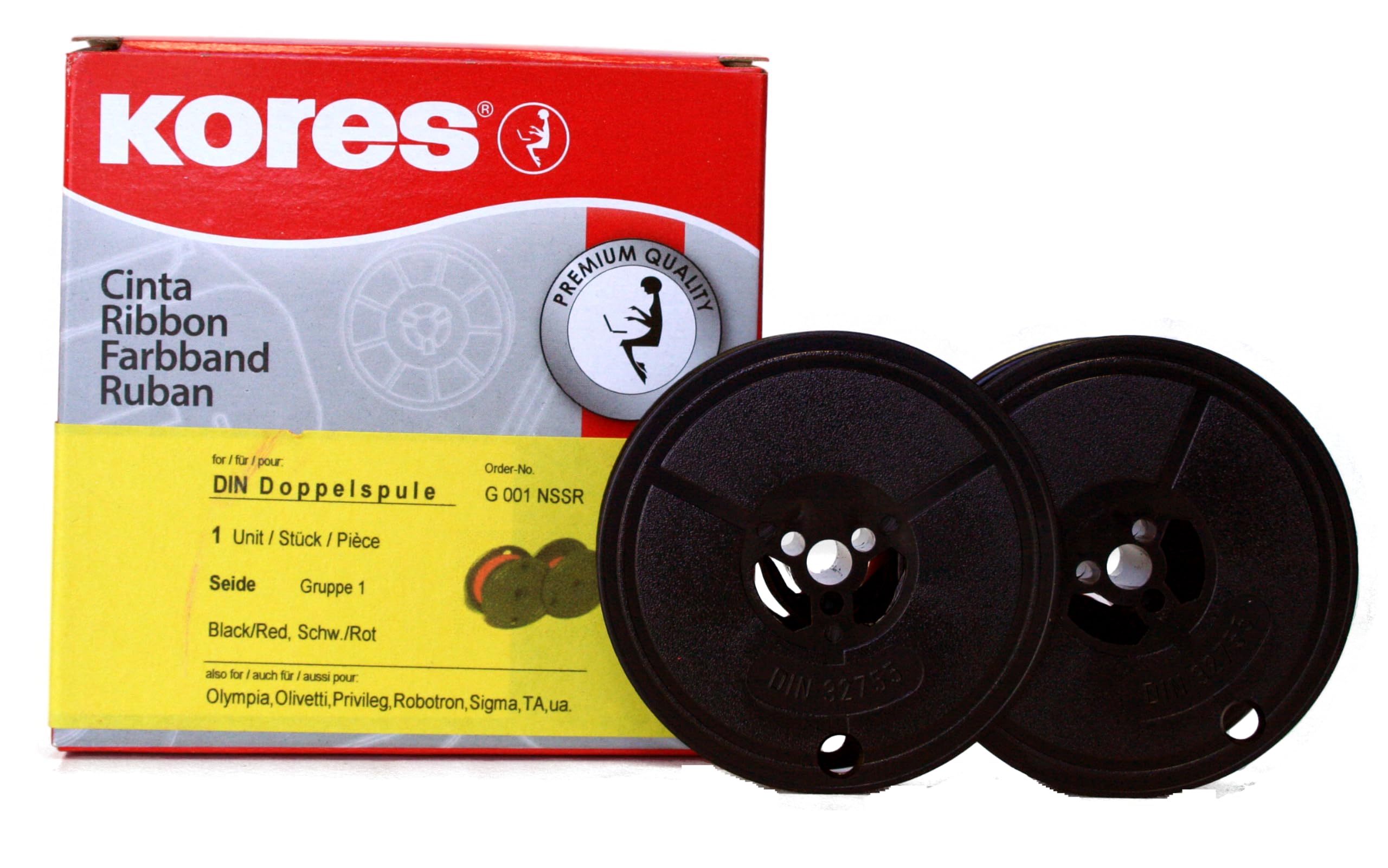 kores-schreibmaschinenfarbband-seide-schwarz-rot-din-doppelspule image 3