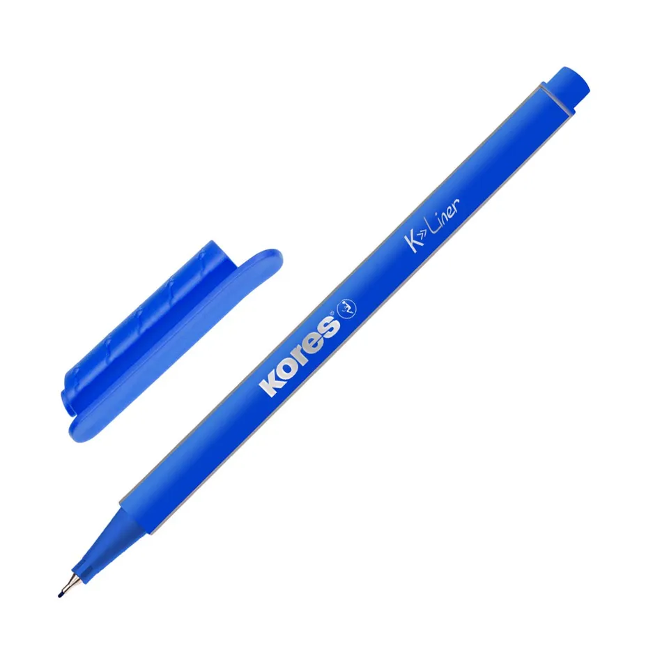 kores-k-liner-fineliner-0-4-mm-blau-12er-pack image 1