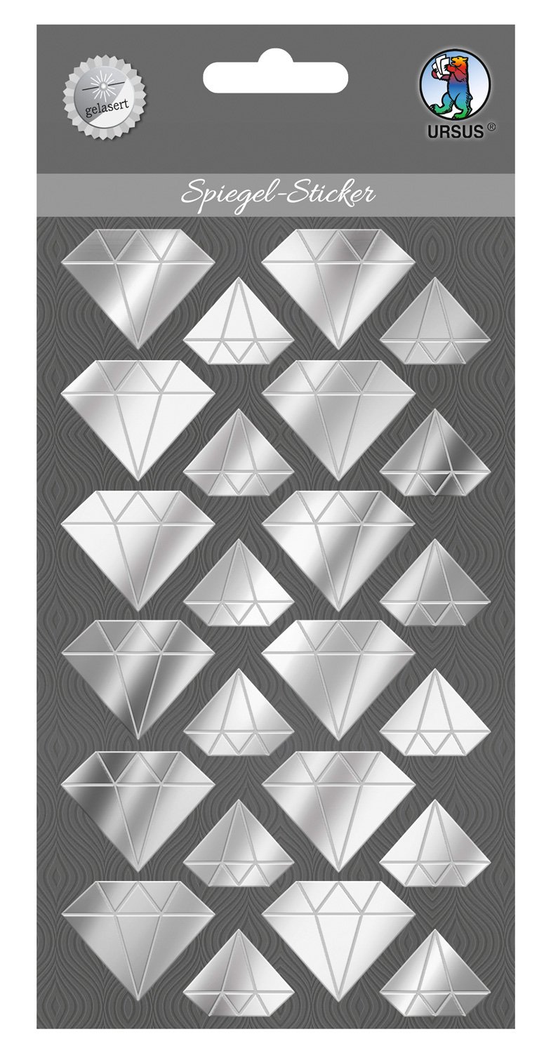 ursus-spiegel-sticker-diamanten-selbstklebende-acrylglas-deko image 1