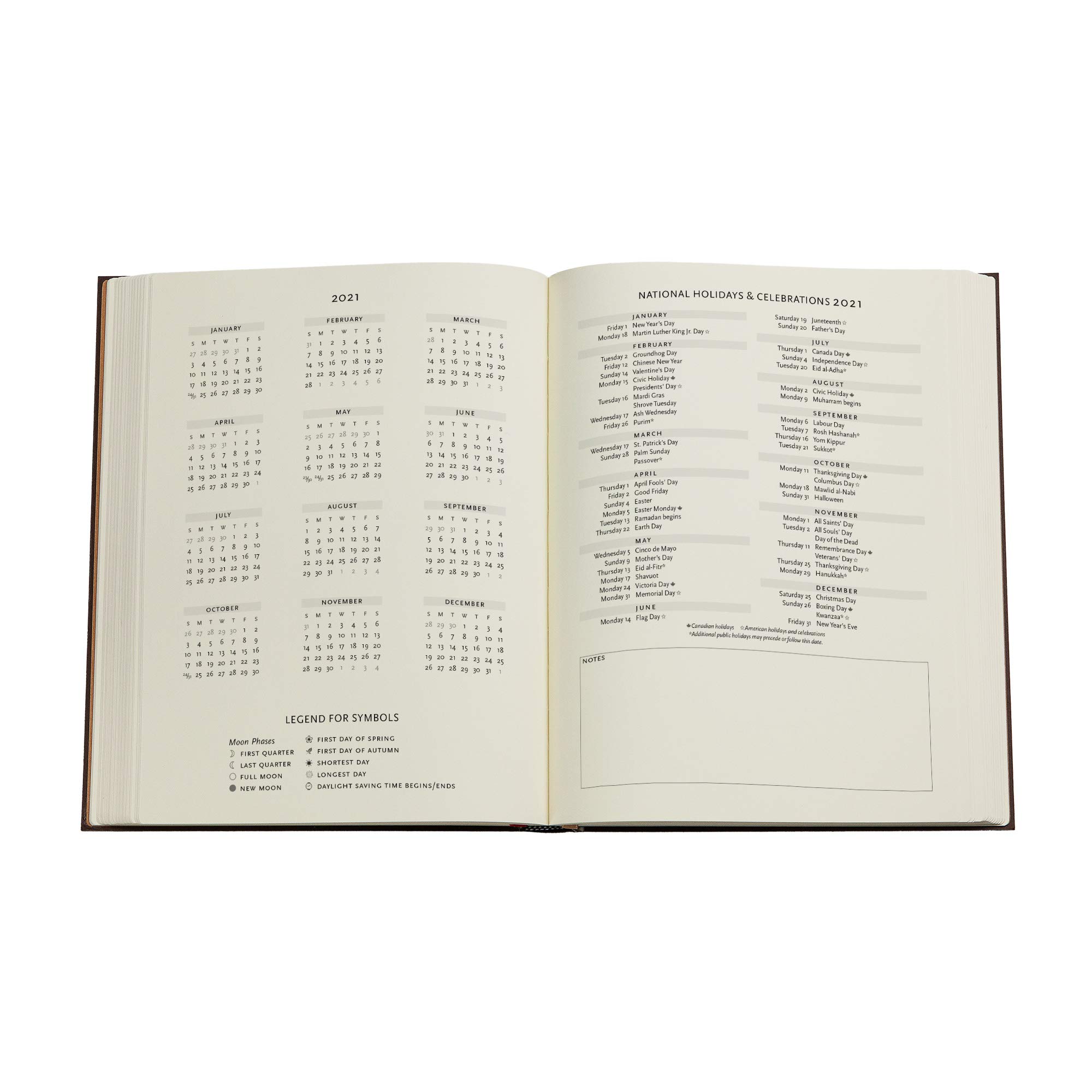 paperblanks-ochre-ultra-12-month-flexis-kalender-2021-old-leather-collection image 6