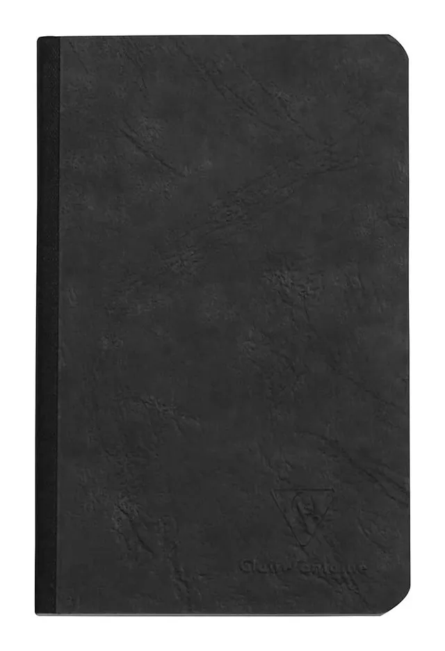 clairefontaine-795921c-notizbuch-agebag-9x14-cm-kariert-96-blatt-schwarz image 1