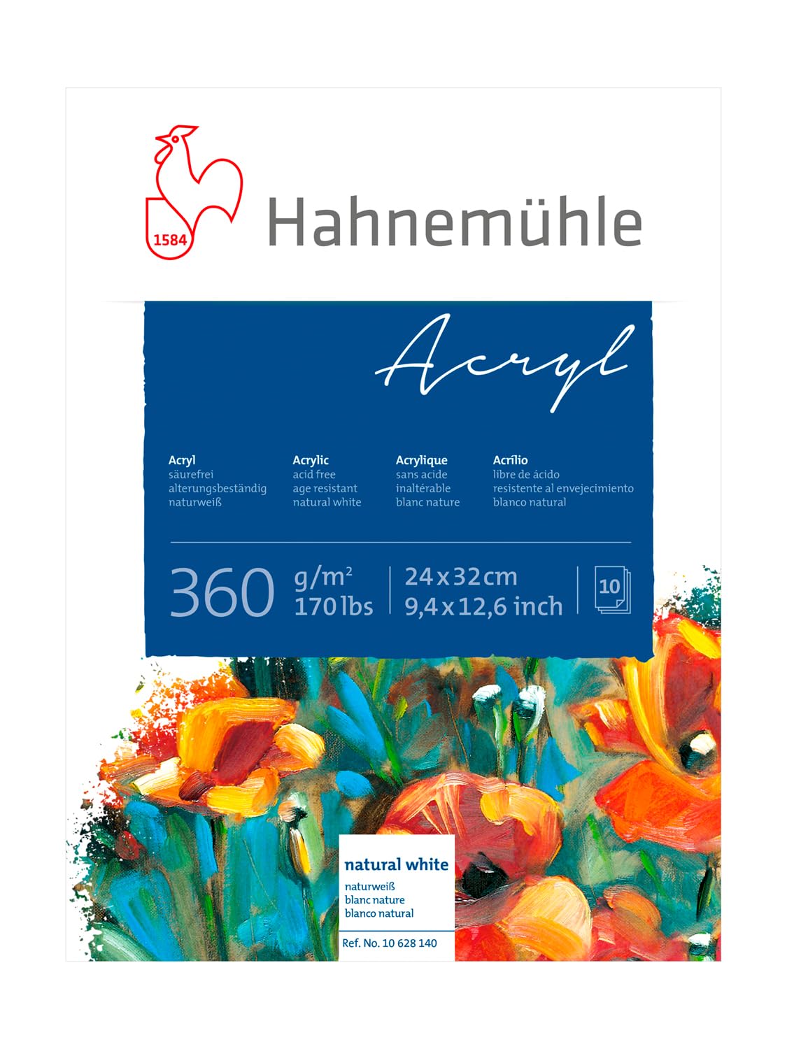 hahnem-hle-acryl-360-acrylmalblock-24x32cm-360g-10-blatt image 1