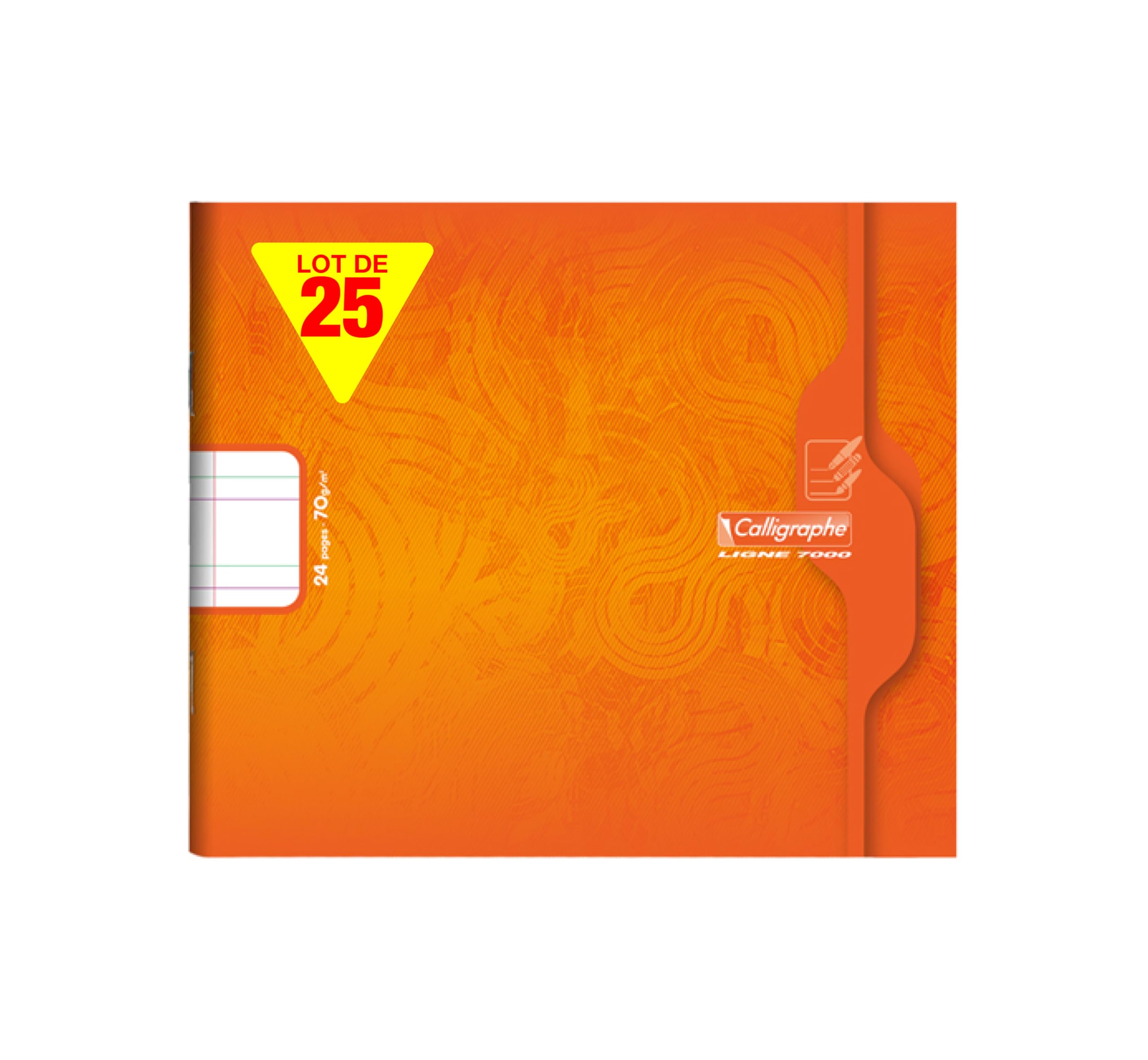 clairefontaine-calligraphe-7702c-heft-17x14-7-cm-blanko-12-blatt-70g-gelb image 4