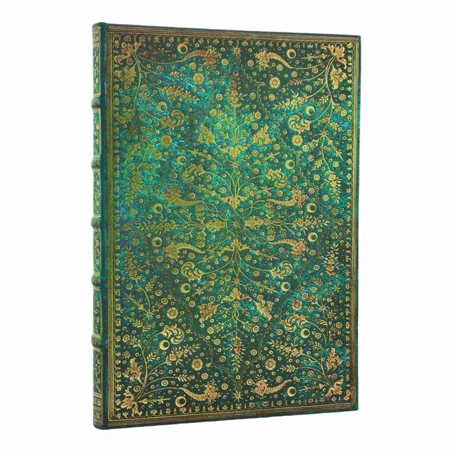 paperblanks-emerald-flower-nature-s-grace-grande-hardcover-journal-linienlos-mit image 1
