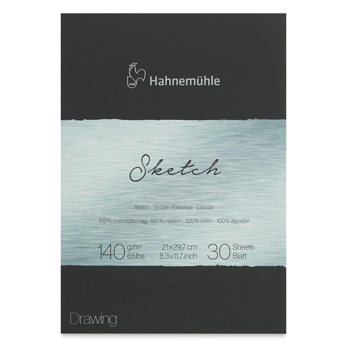 hahnem-hle-the-collection-sketch-skizzenblock-din-a5-100-baumwolle-140-g-m-30-bl image 2