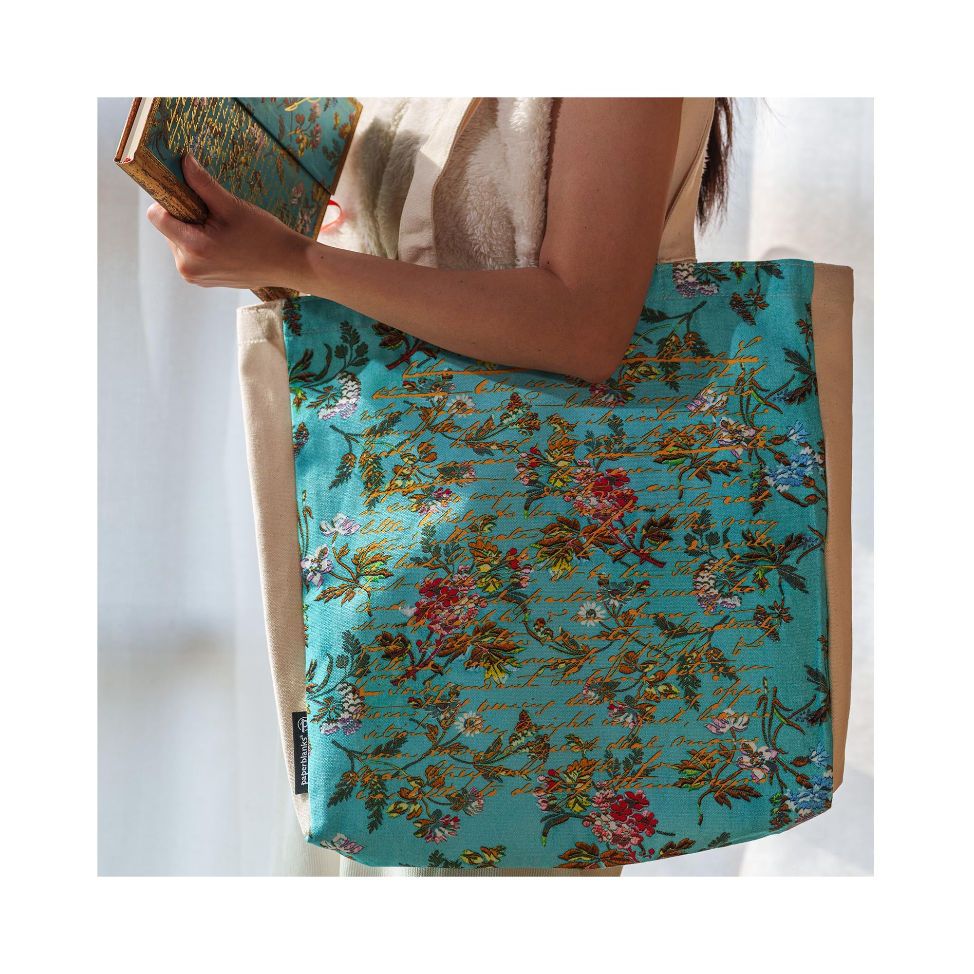 paperblanks-embellished-manuscripts-canvas-bag-stofftasche-jane-austen-persuasio image 3