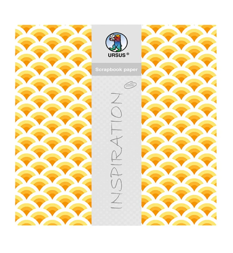 ursus-lotta-2-scrapbook-paper-motiv-122-30-5-x-30-5-cm-190-g-qm-5-blatt image 1