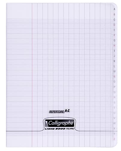 clairefontaine-calligraphe-adressbuch-vokabelheft-17x22cm-48-blatt-transparent image 6