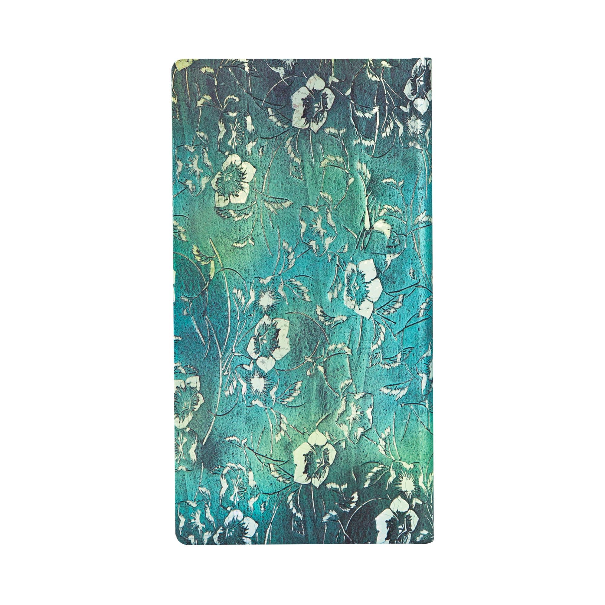 paperblanks-kuro-slim-liniertes-hardcover-journal-katagami-florals-mit-elastikba image 2