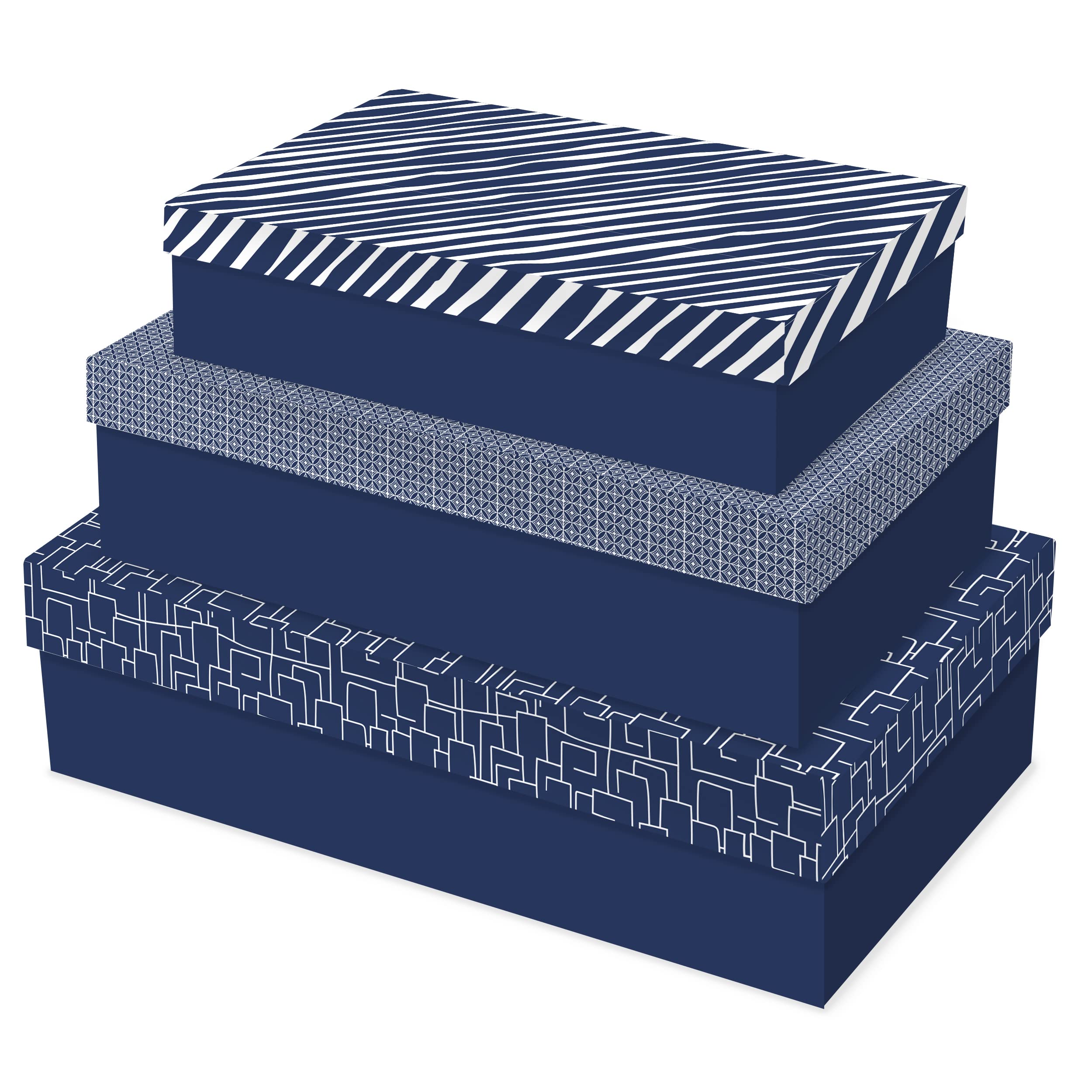 clairefontaine-k-30744-bxc-geschenkbox-set-rechteckig-3-teilig-modern-silberstre image 2