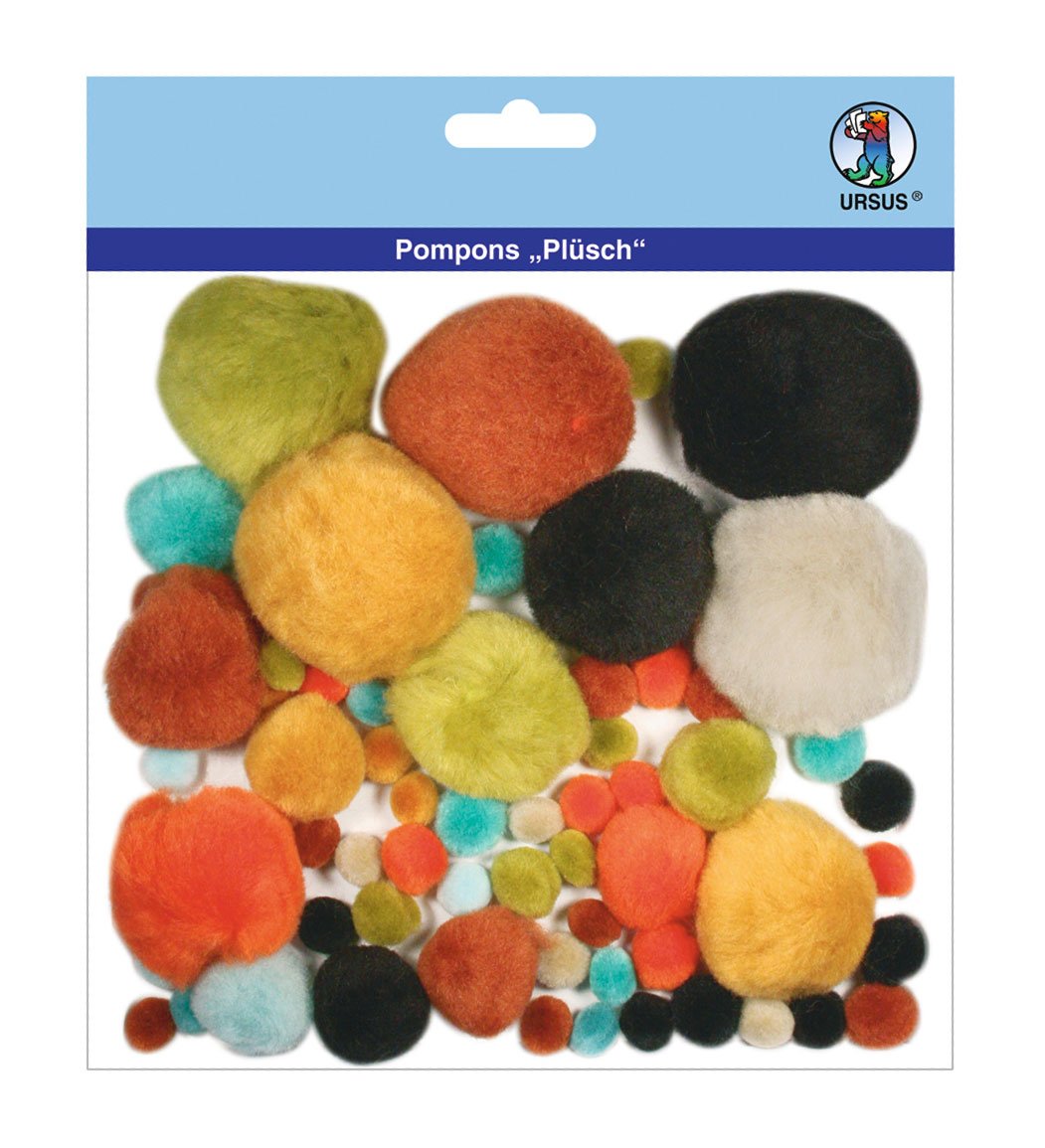 ursus-pompons-pl-sch-herbstfarben-60-st-ck-1-5-cm-zum-basteln image 8