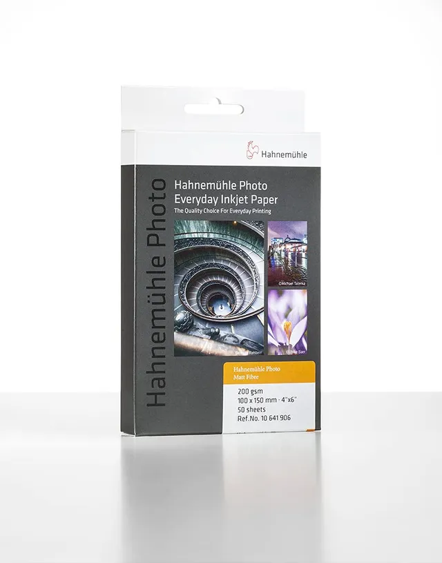 hahnem-hle-photo-matt-fibre-fotokarten-10x15-cm-200g-m-naturwei-matt-50-blatt image 1