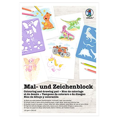 ursus-mal-und-zeichenblock-din-a3-120-g-hochwei-30-blatt image 3
