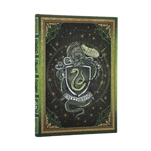 paperblanks-slytherin-journal-midi-hardcover-harry-potter-notizbuch-liniert-mit- image 1