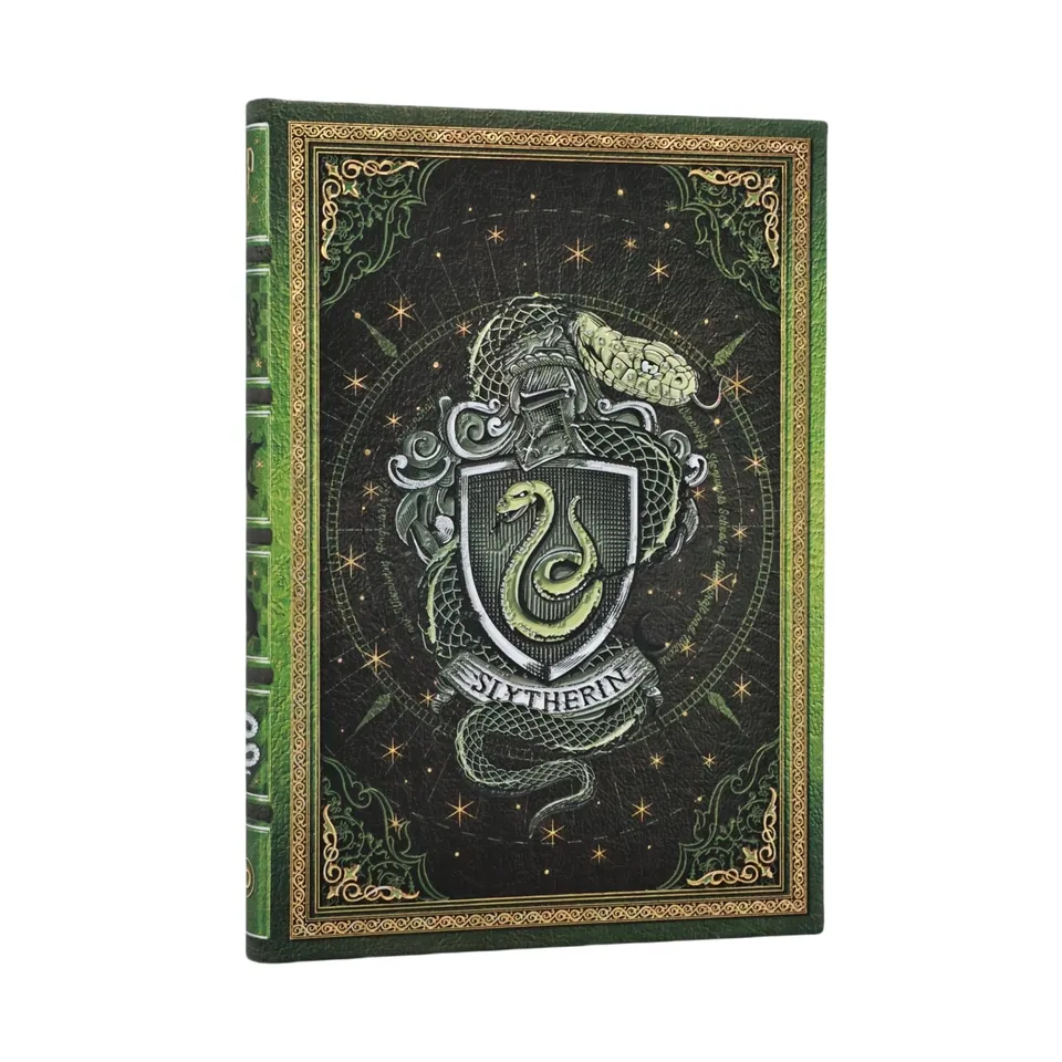 paperblanks-slytherin-journal-midi-hardcover-harry-potter-notizbuch-liniert-mit- image 1
