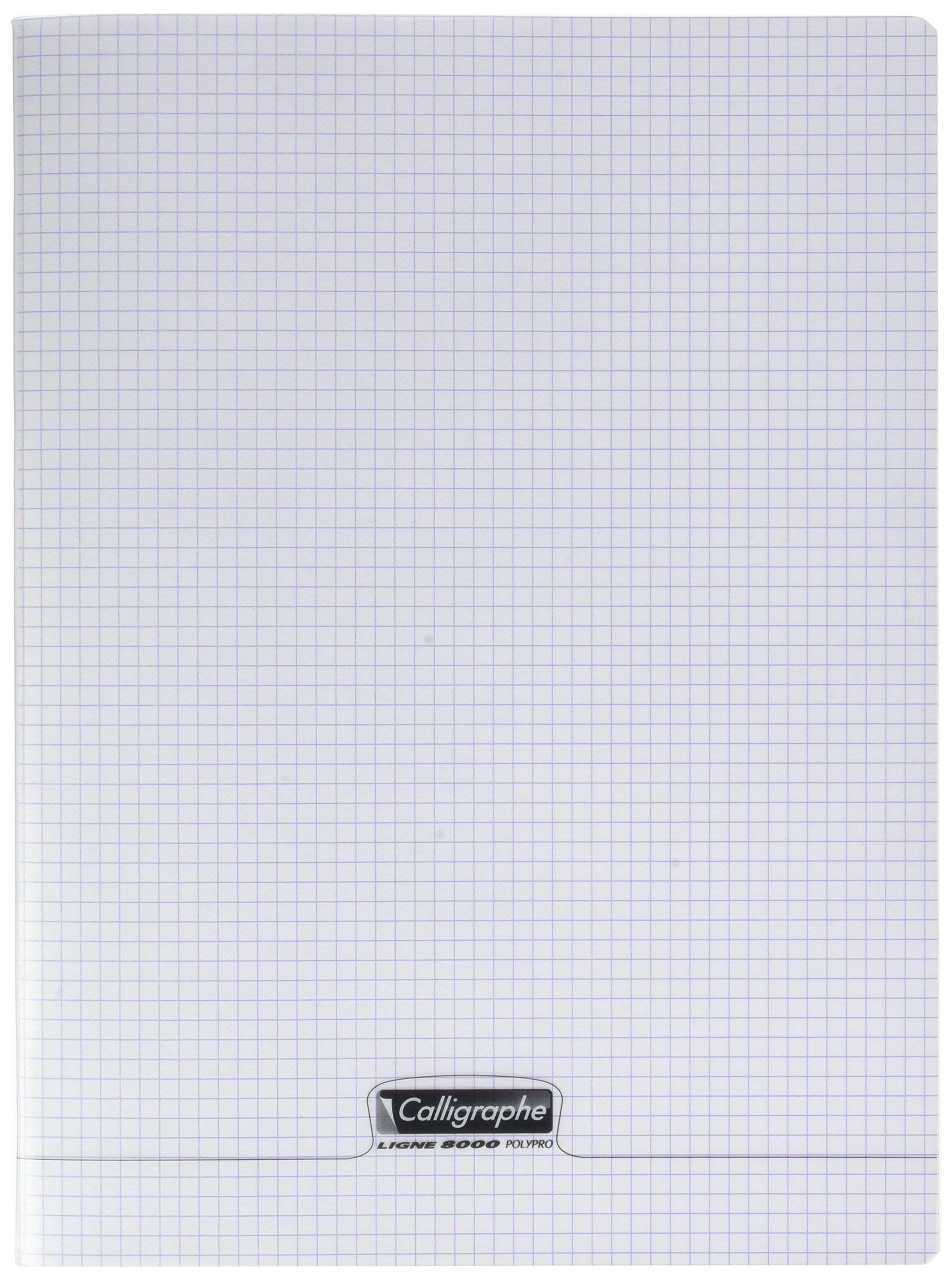 clairefontaine-calligraphe-schulheft-din-a4-24x32cm-kariert-96-blatt-transparent image 1