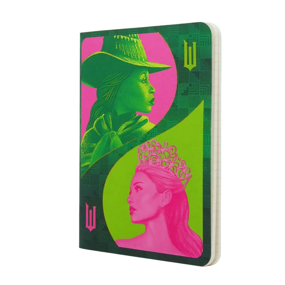 paperblanks-pink-goes-good-with-green-wicked-collection-a6-cahier-kariert image 1