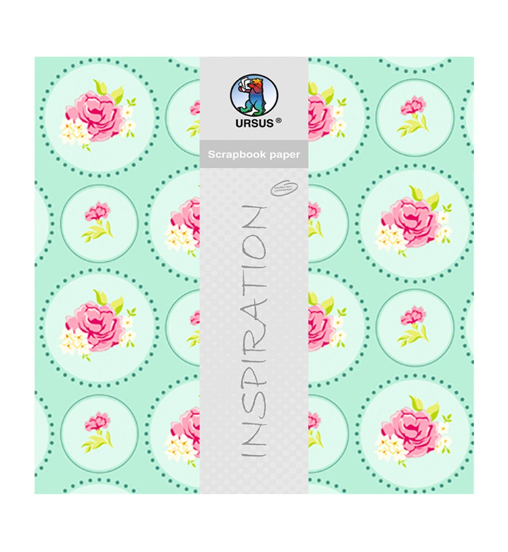 ursus-lotta-2-scrapbook-papier-30-5-x-30-5-cm-motiv-130-5-blatt-designkarton image 1