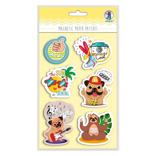 ursus-magnetic-paper-patches-funky-magnet-sticker-6-st-ck image 2