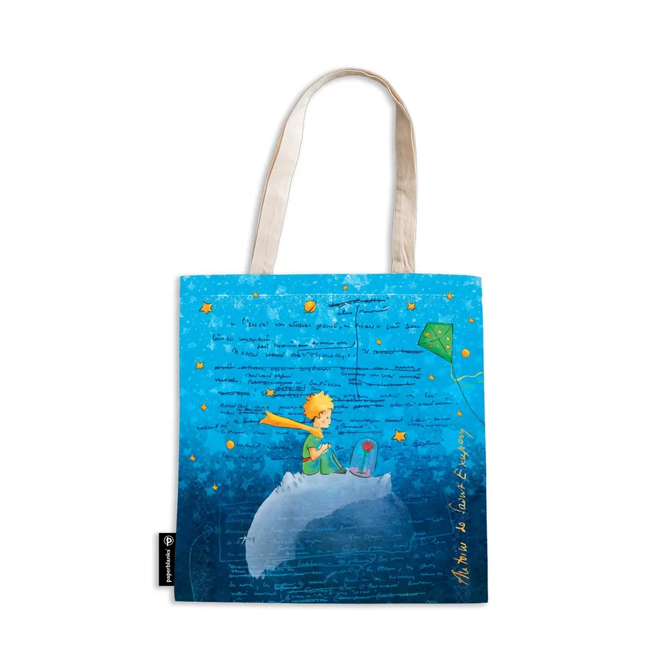 paperblanks-the-little-prince-canvas-bag-embellished-manuscripts image 1