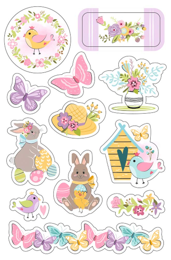 ursus-sticker-s-es-osterfest-selbstklebende-papier-aufkleber-ostern-56-st-ck image 2
