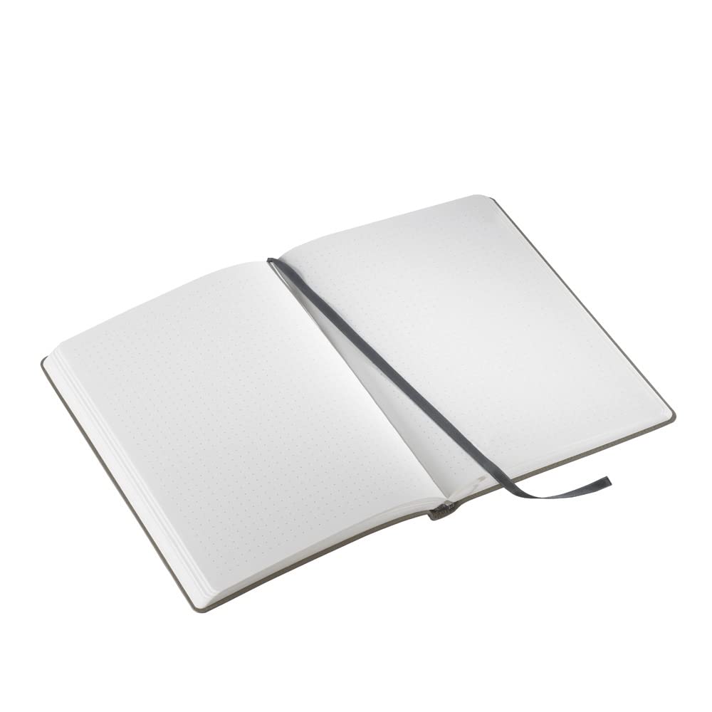 hahnem-hle-finenotes-iconic-notebook-taupe-a5-dot-grid-192-seiten-leder image 3