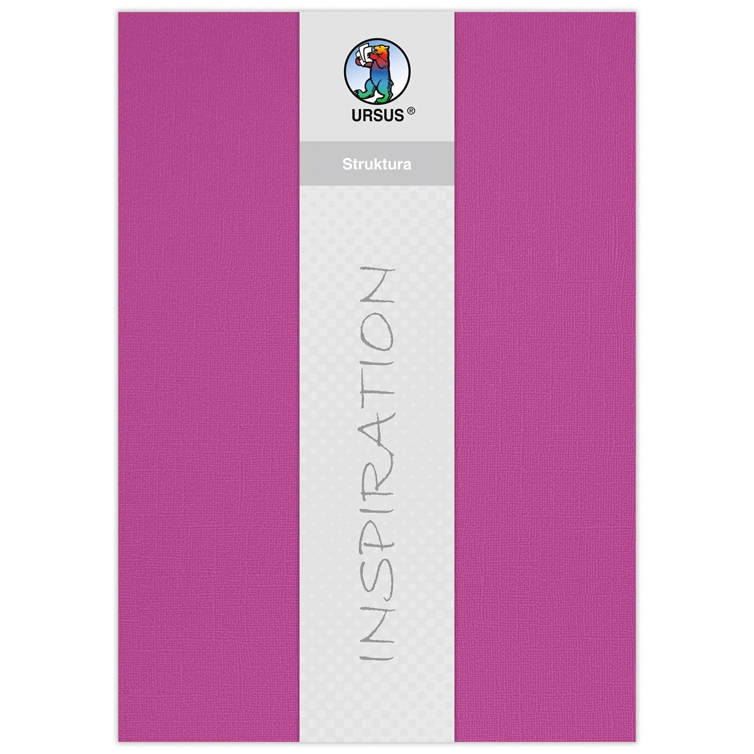 ursus-struktura-basic-2-bastelkarton-brombeere-220-g-qm-23-x-33-cm-5-blatt image 1