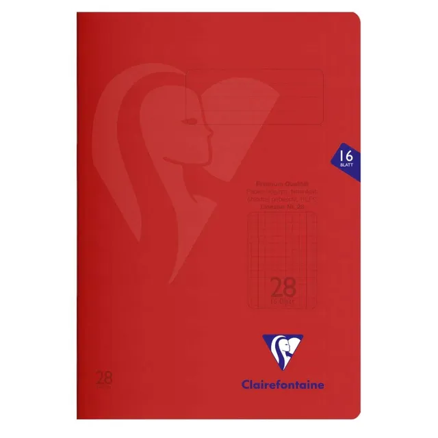 clairefontaine-s-coolbook-333228c-schulheft-din-a4-16-blatt-90g-linatur-28-karie image 1