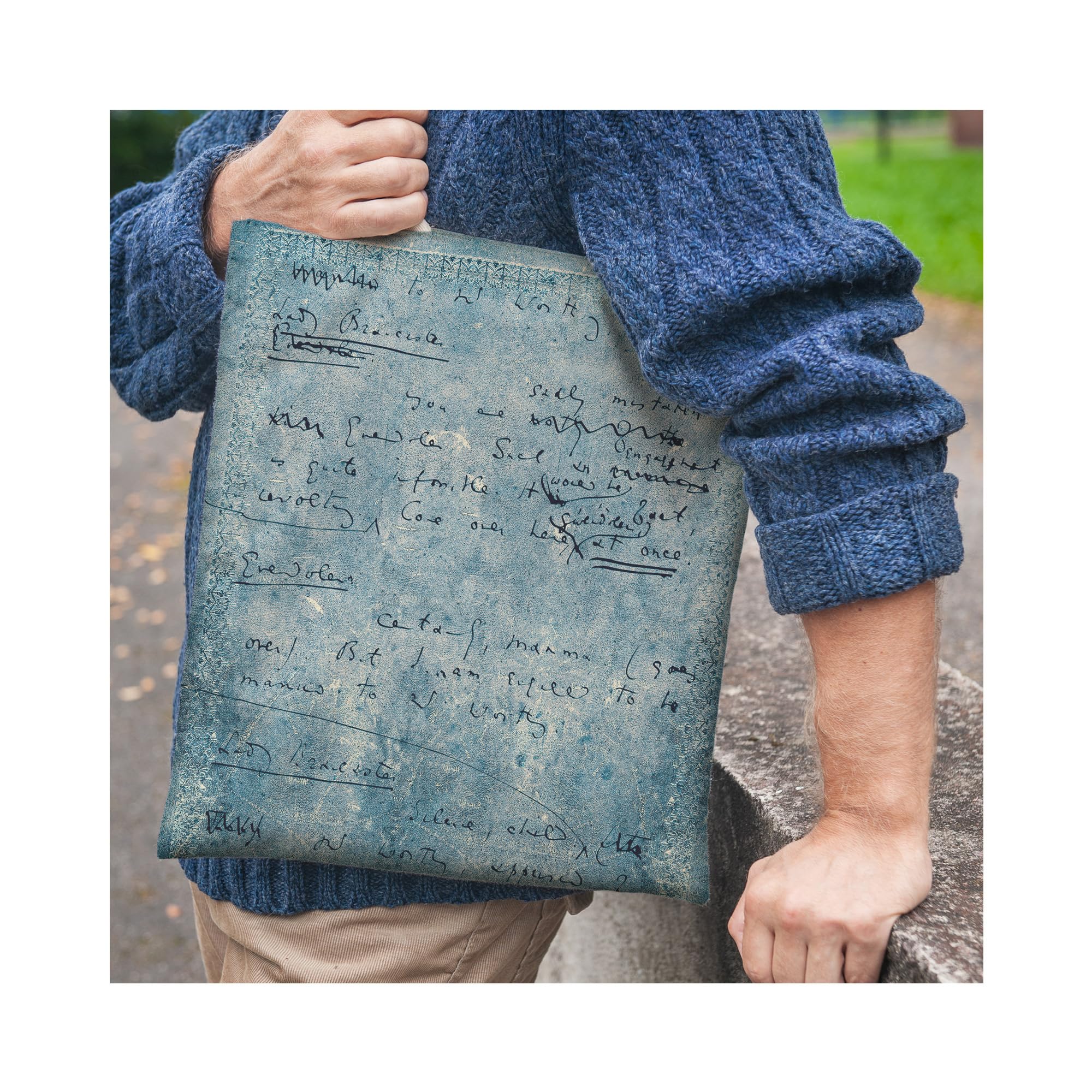 paperblanks-wilde-the-importance-of-being-earnest-canvas-tasche-mit-reissverschl image 3