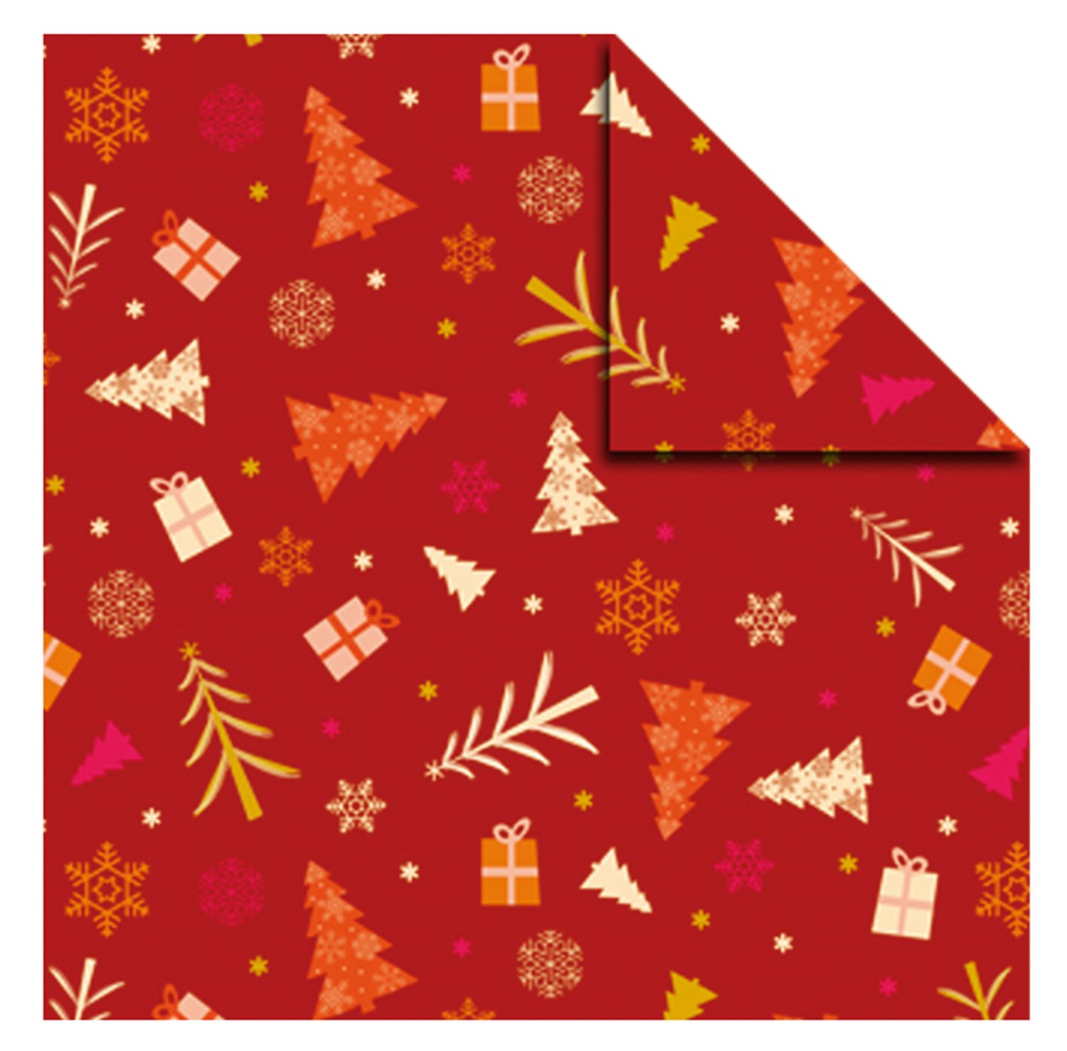 ursus-aurelio-stern-winterzauber-faltbl-tter-rot-orange-33-blatt-14-8x14-8-cm image 2
