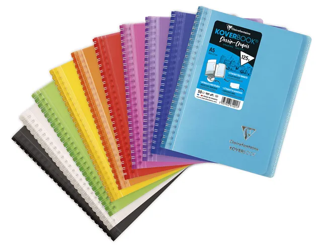 clairefontaine-koverbook-skizzenblock-a5-blanko-50-blatt-125-g-m image 1