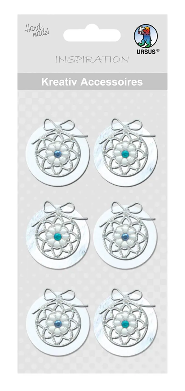ursus-56400058-kreativ-accessoires-weihnachtskugeln-selbstklebend image 1